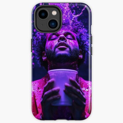 The Weeknd Purple Drink Pop Culture Art Iphone Case