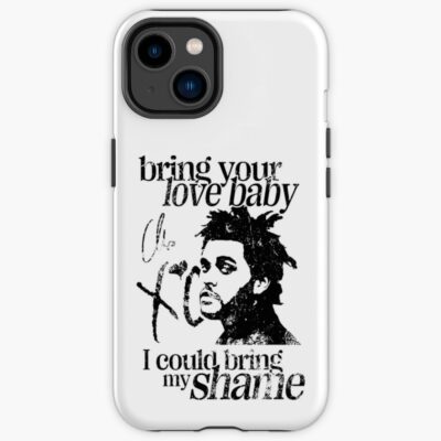 The Weeknd Wicked Games Lyric Design Trilogy Black Graphic Iphone Case