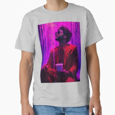 The Weeknd Purple Chemical Splash Art T-shirt