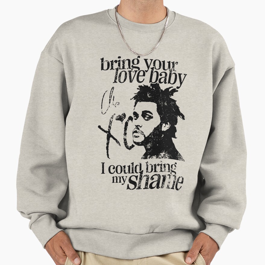 ssrcooversized_sweatshirtmens_01oatmeal_heatherfrontsquare_productx1000 - The Weeknd UK Store