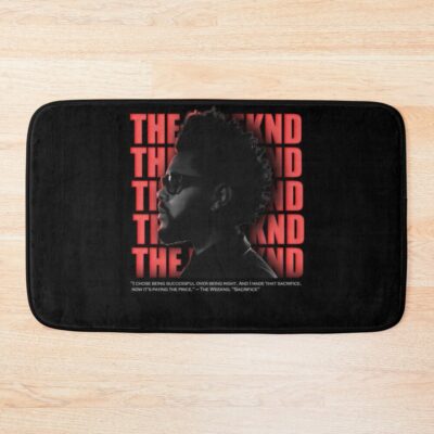 Midnight Pop The Weeknd Bath Mat