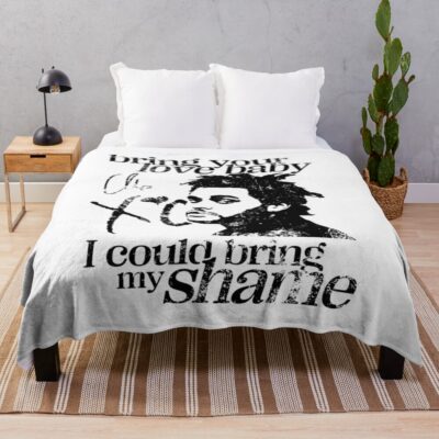 The Weeknd Wicked Games Lyric Throw Blanket