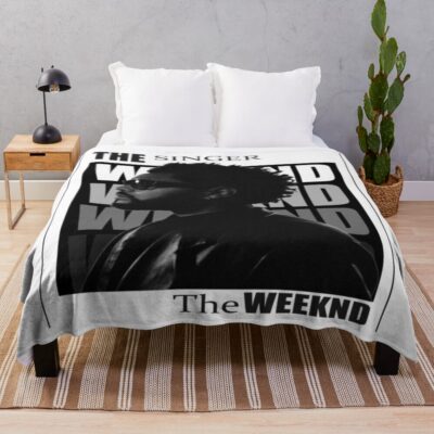 Singer The Weeknd Throw Blanket