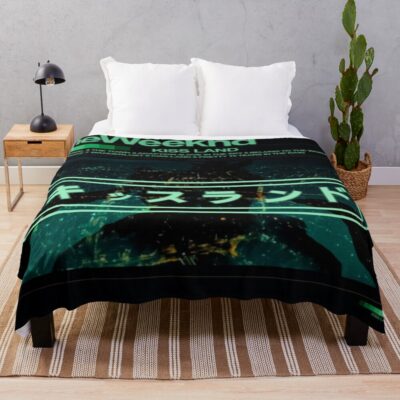 The Weeknd Kiss Land Throw Blanket