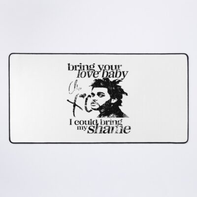 The Weeknd Wicked Games Lyric Mouse Pad