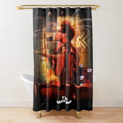 Singer The Weeknd Shower Curtain