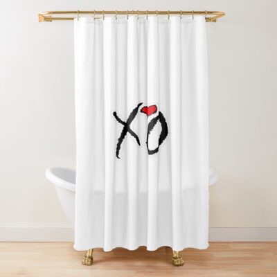 Xo Graphic Design Shower Curtain