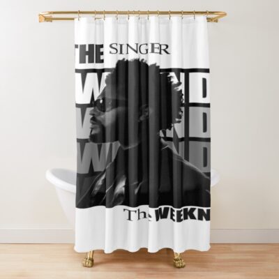 The Weeknd Singer Shower Curtain