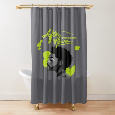 The Weekend Midnight Echo Shower Curtain