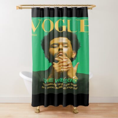 The Weeknd Vogue Shower Curtain