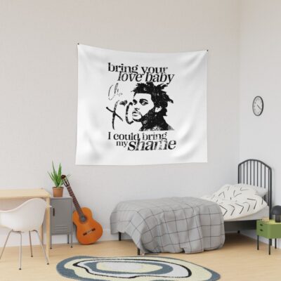 The Weeknd Wicked Games Lyric Tapestry