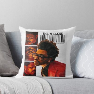 The Weeknd Singer Throw Pillow