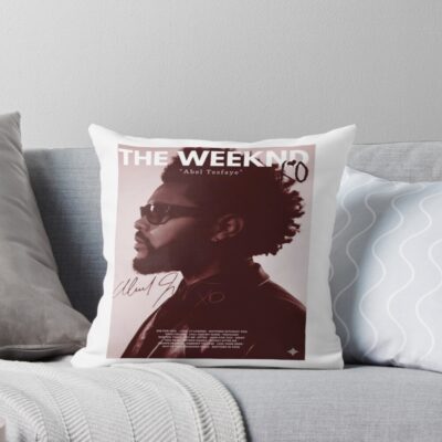 Midnight Pop The Weeknd Throw Pillow