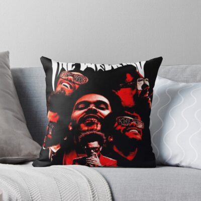 The Weeknd Collage After Hours Throw Pillow