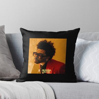 The Weeknds Tour Musician Album Throw Pillow
